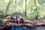Life restoration of the ankylosaurid Euoplocephalus